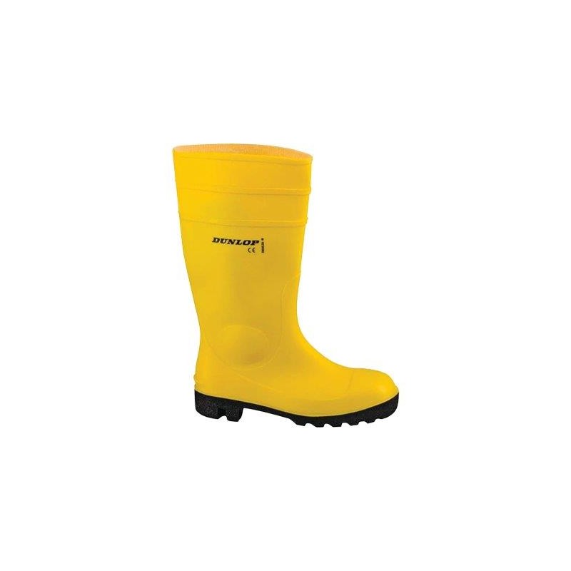 STIVALE PVC ANTINFORTUNIO WORK-ITS DUNLOP GIALLO S5 46