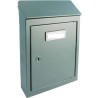 CASSETTA POSTA TRADIZIONE EGIZIA MINI ACCIAIO VERN VERDE MM 175X50 H.MM 260