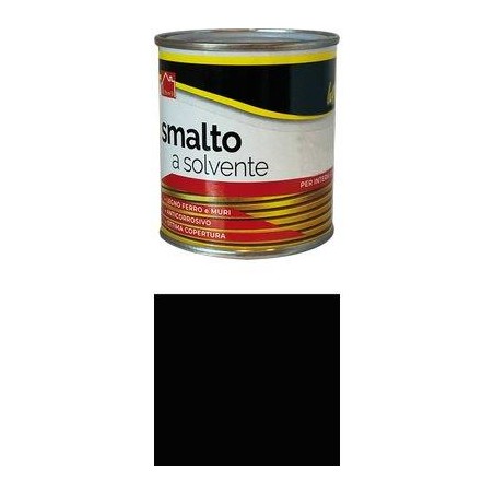 SMALTO A SOLVENTE HAND NERO LUCIDO ML 750