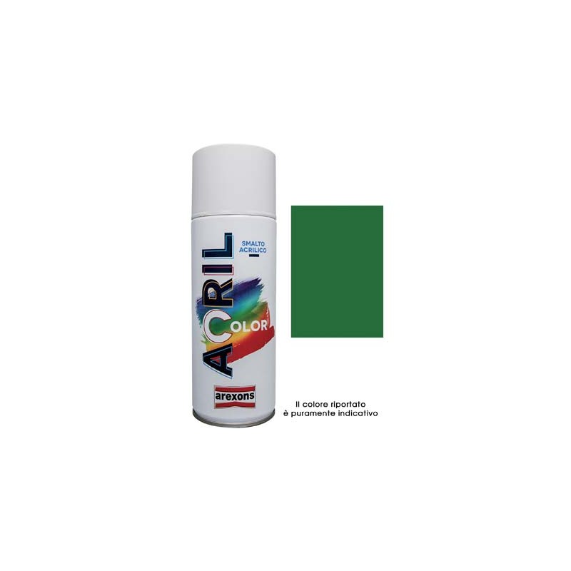 SMALTO SPRAY ACRIL COLOR AREXONS VERDE FOGLIA RAL 6002 ML 400