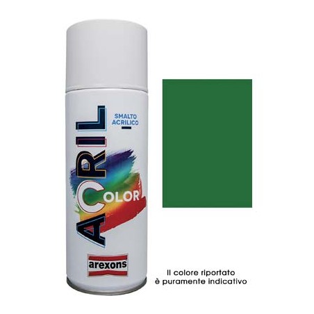 SMALTO SPRAY ACRIL COLOR AREXONS VERDE FOGLIA RAL 6002 ML 400