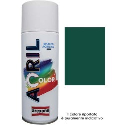 SMALTO SPRAY ACRIL COLOR AREXONS VERDE MUSCHIO RAL 6005 ML 400