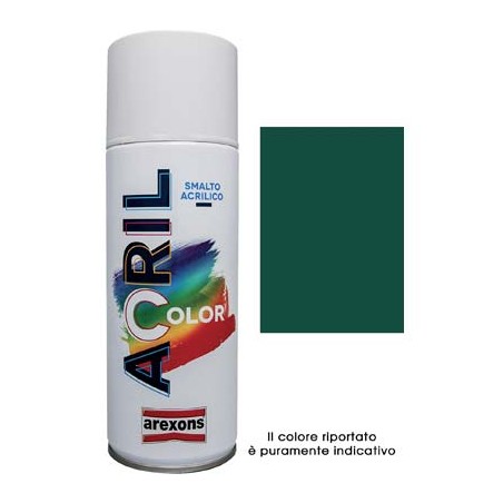 SMALTO SPRAY ACRIL COLOR AREXONS VERDE MUSCHIO RAL 6005 ML 400